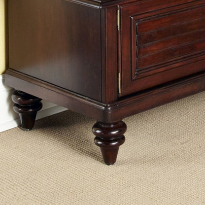 Capri - 5 Piece Outdoor Dining Set - Dark Brown