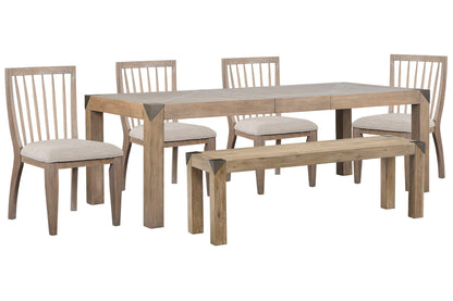 Ainsley - Extendable Rectangular Dining Table Set