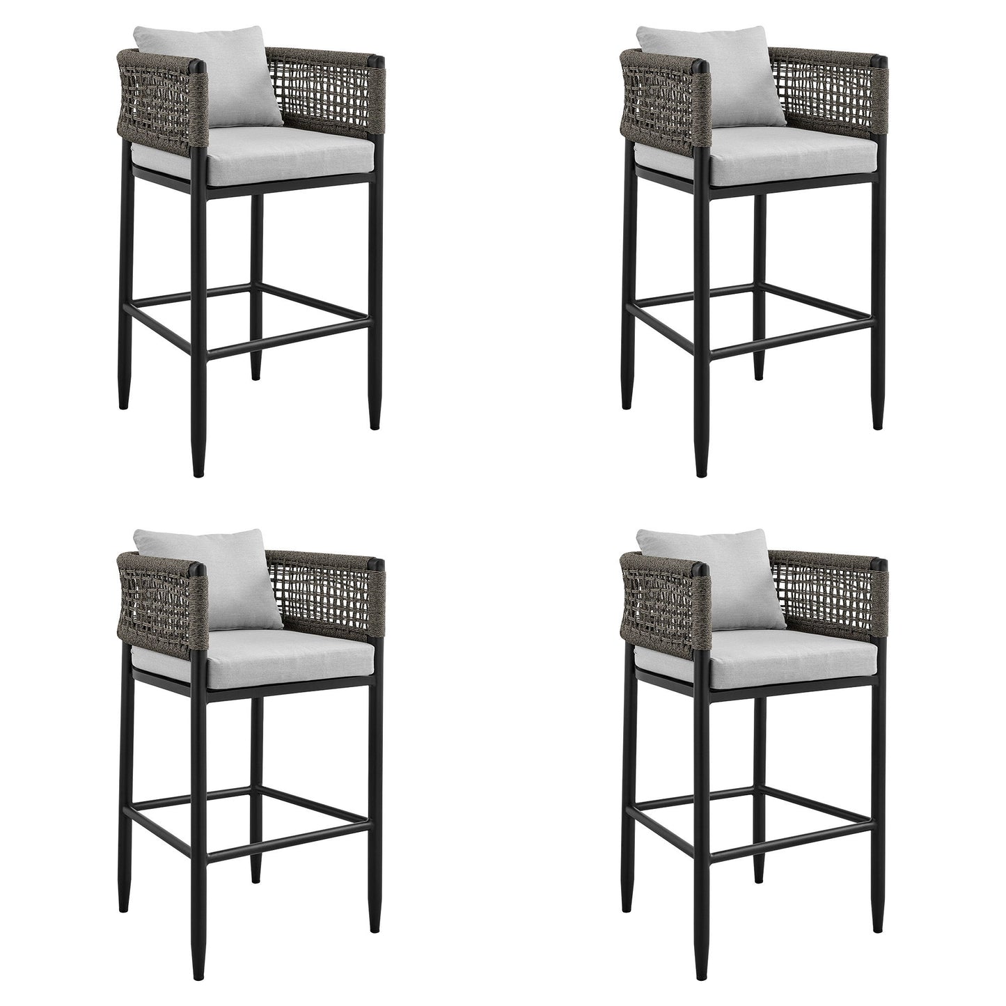 Alegria - Outdoor Patio Counter Height Bar Stool Set of 2