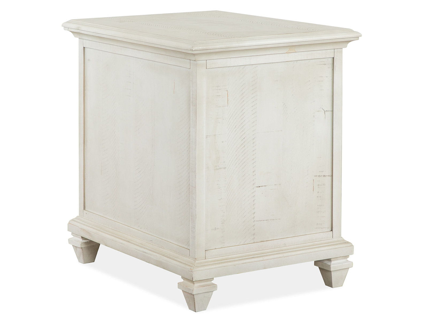 Newport - Chairside End Table - Alabaster