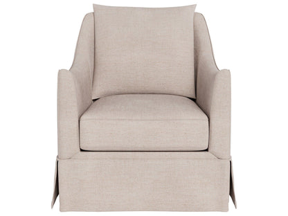 Portia - Skirted Swivel Glider, Special Order - Beige