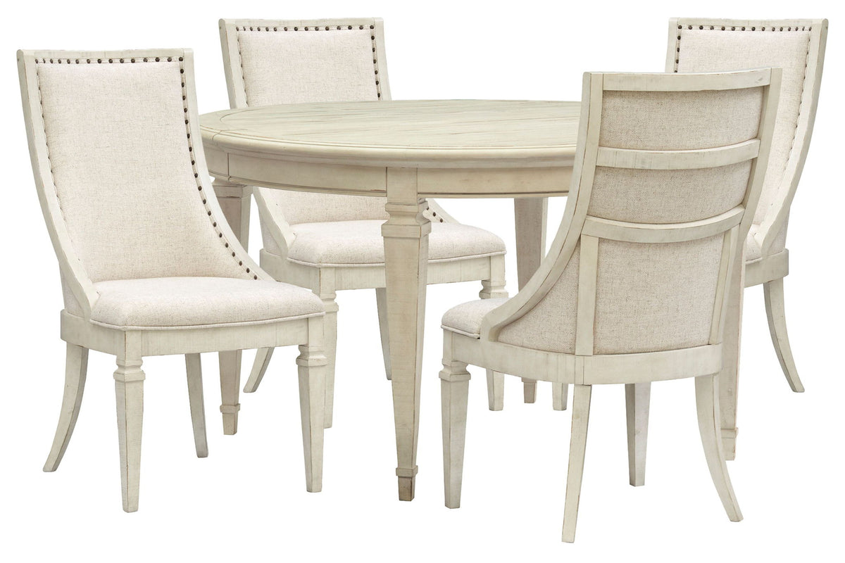 Newport - Extendable Round Dining Table Set