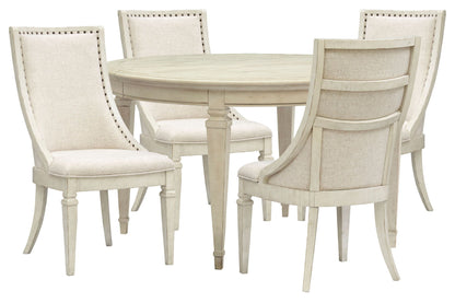 Newport - Extendable Round Dining Table Set
