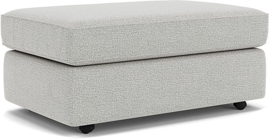 Vail - Fabric Cocktail Ottoman With Casters
