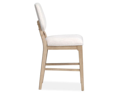 Sunset Cove - Counter Chair With Upholstered Seat and Back (Set of 2) - Sanibel Brown