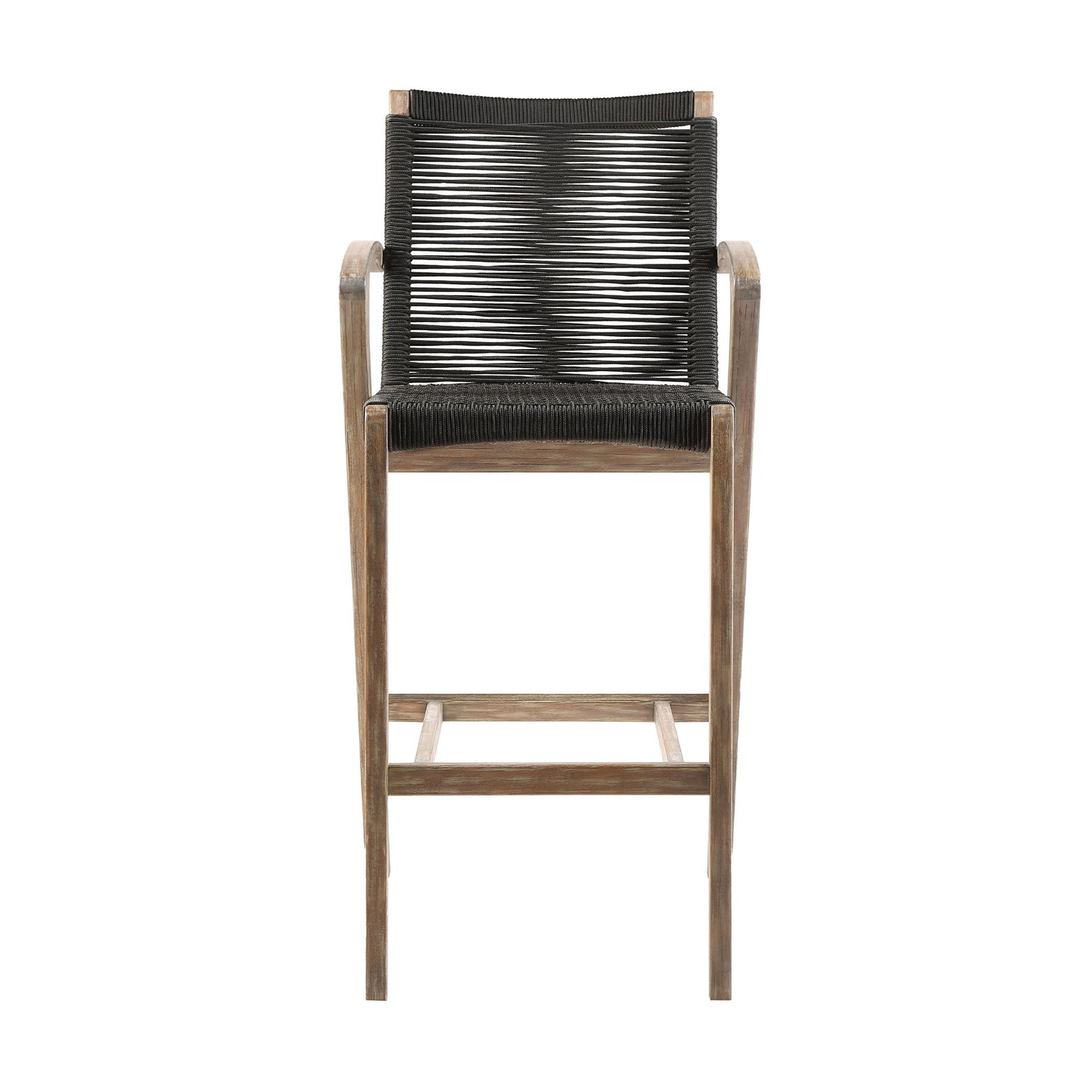 Nabila - Outdoor Rope And Wood Stool
