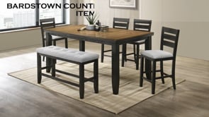 Bardstown - Counter Bench - Wheat / Charcoal